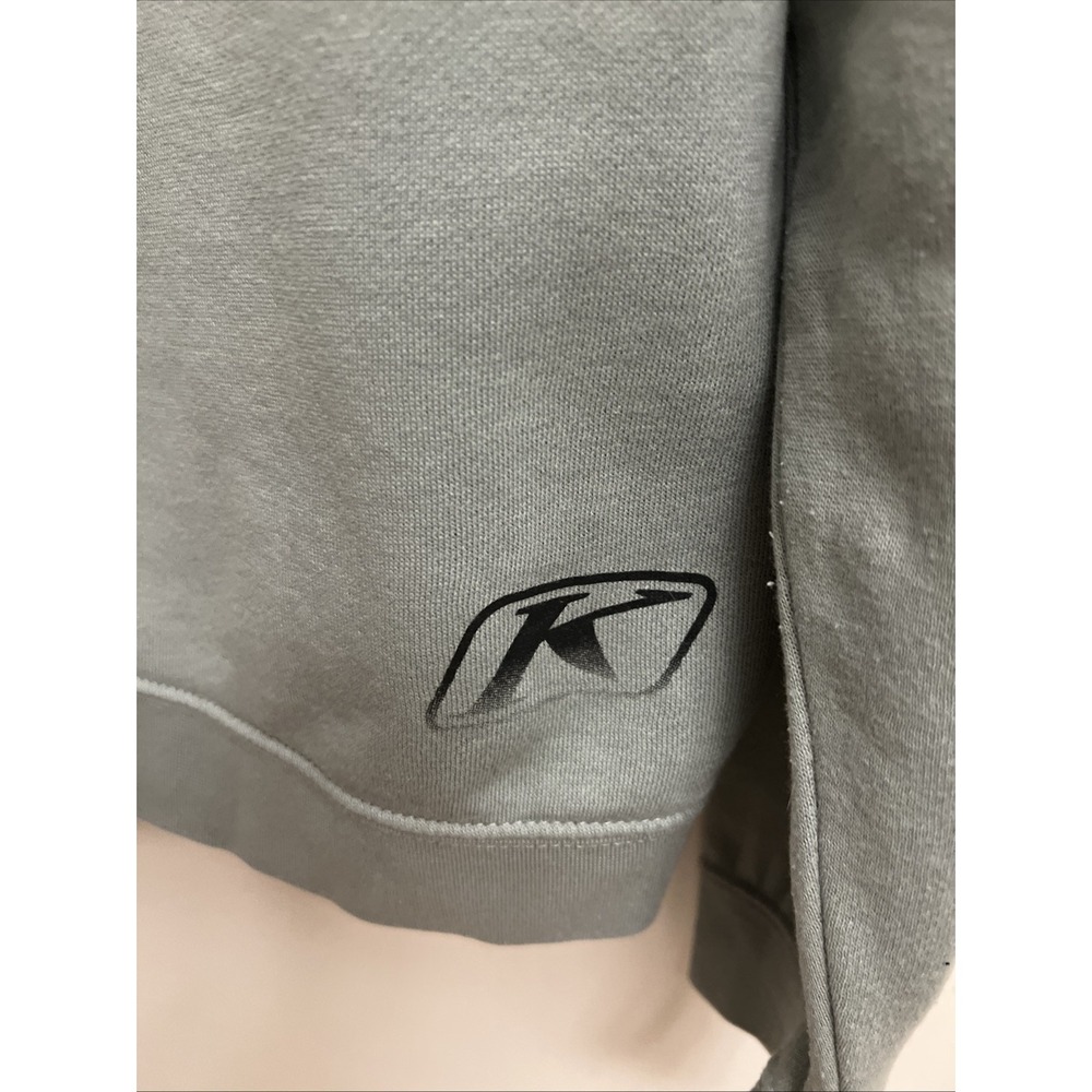 3708-000-130-647 KLIM SHADOW ZIP UP HOODIE MENS MEDIUM GRAY - Picture 5 of 7